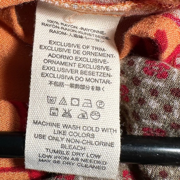 Free People Boho Flowy Floral Top - L - Picture 7 of 13